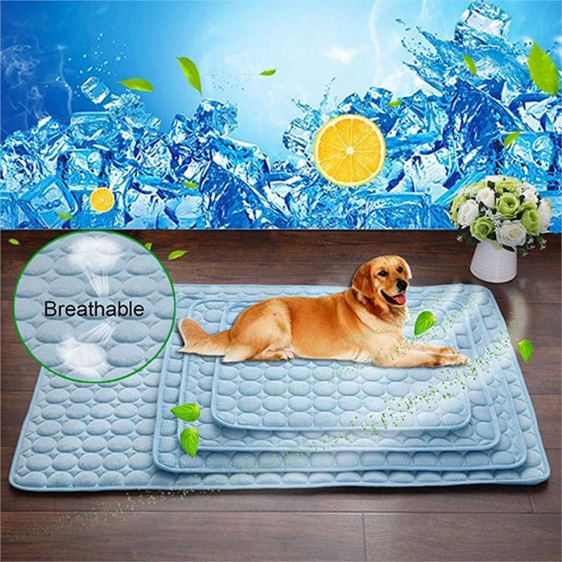 Pet Dog Cat Ice Silk Cold Nest Pad For Cooling In Summer - My Store