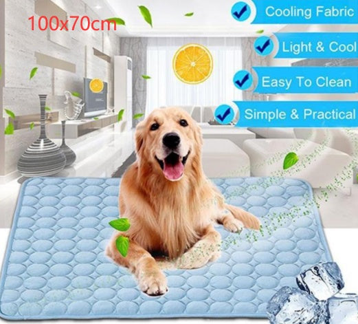 Pet Dog Cat Ice Silk Cold Nest Pad For Cooling In Summer - My Store