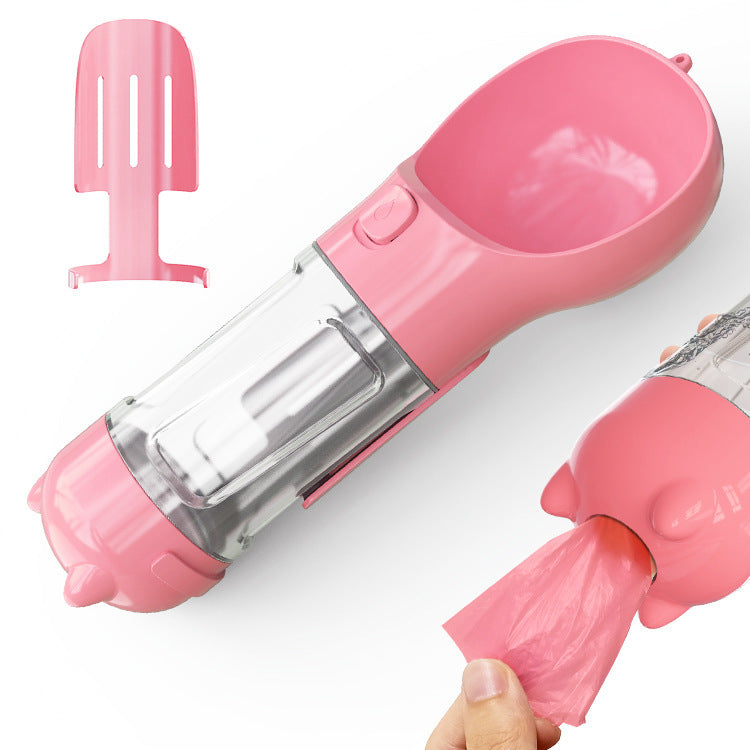 3 in 1 Water Bottle, Feeder, And Garbage Bag - My Store
